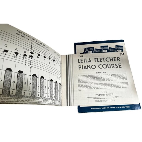 Vintage Bundle of 2 Leila Fletcher Piano Course Sheet Music Books 1 & 4 Paperbac - Picture 7 of 12